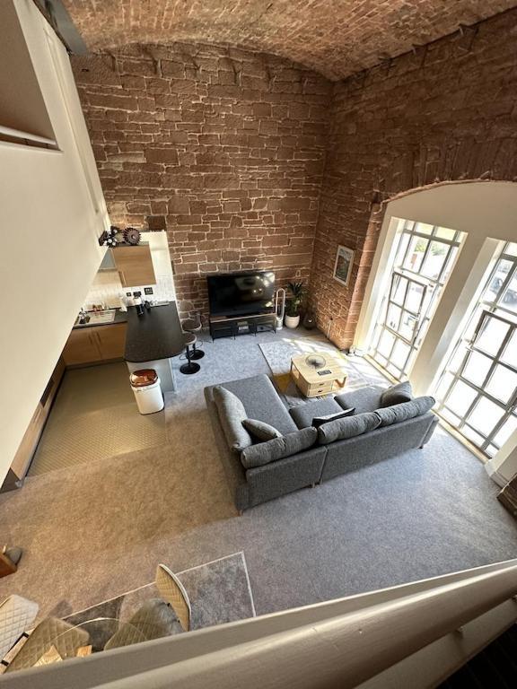 The Engine House At Dixons Chimney Near Carlisle Castle Unique Historic Apartment With 65 Inch Sky Glass And Private Parking Exterior foto